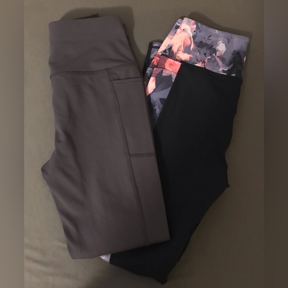 2 Pair Skechers Women’s Leggings with Pockets - Picture 2 of 6